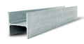 100UC14.8 Galvanised Steel H-Beam Post - 2100mm